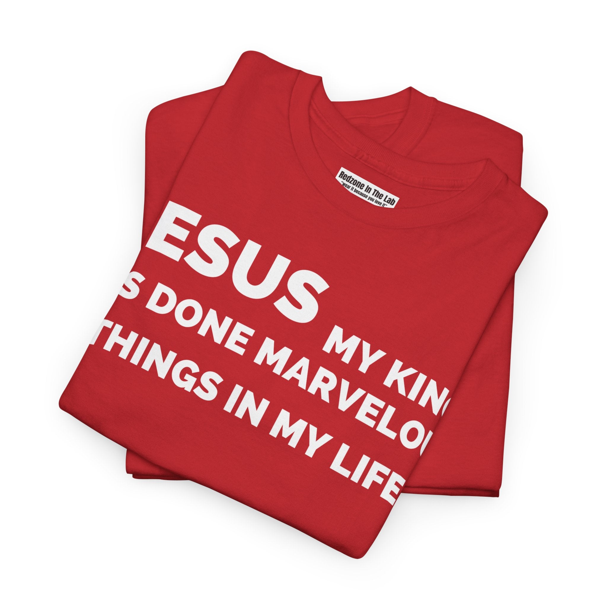 Jesus My King Unisex Heavy Cotton Tee