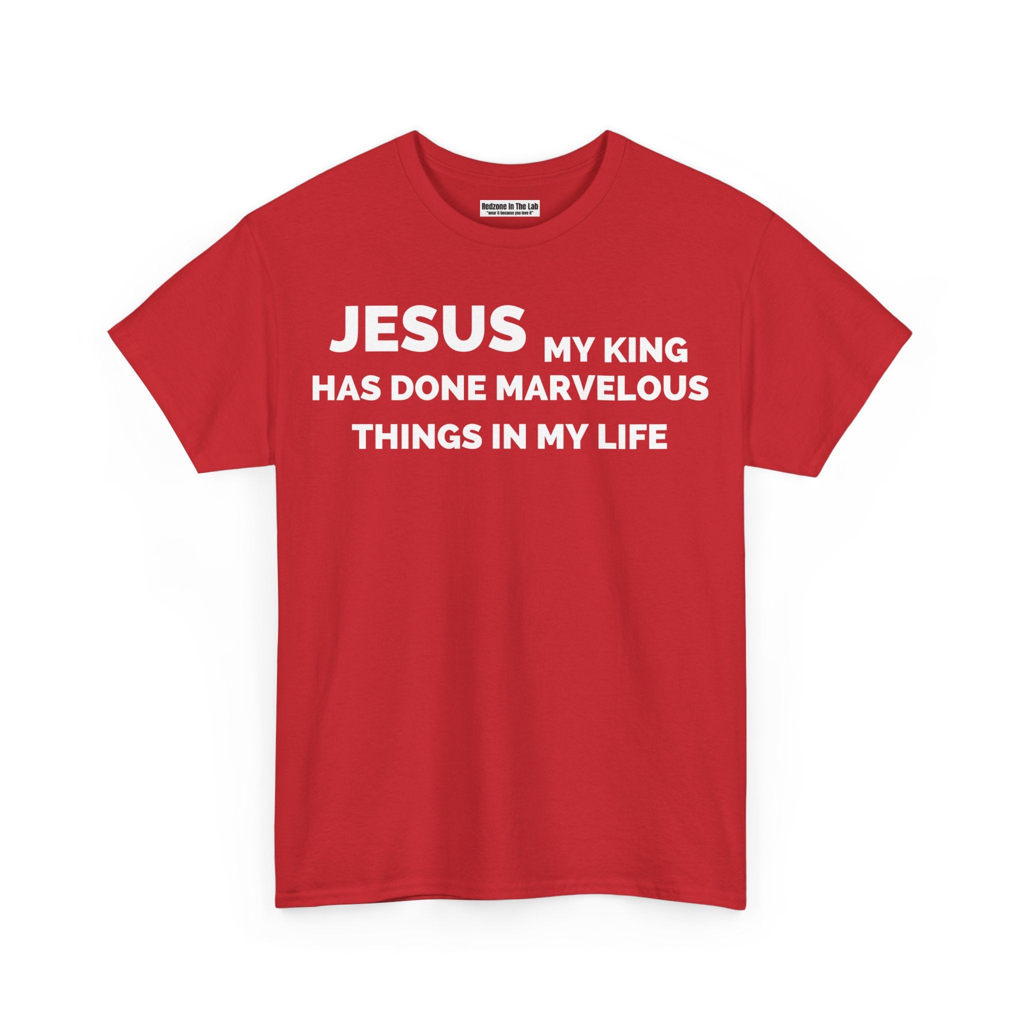 Jesus My King Unisex Heavy Cotton Tee