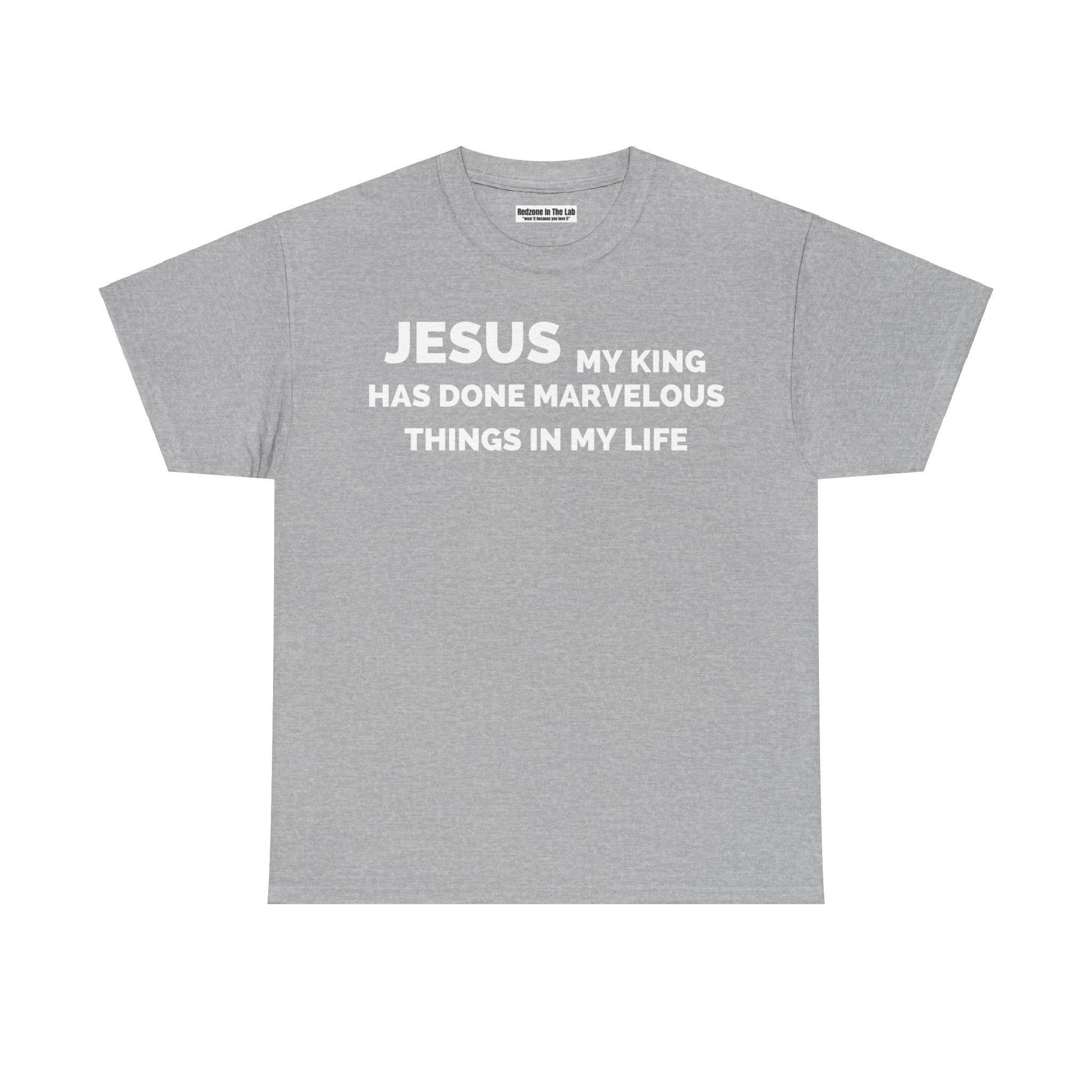 Jesus My King Unisex Heavy Cotton Tee