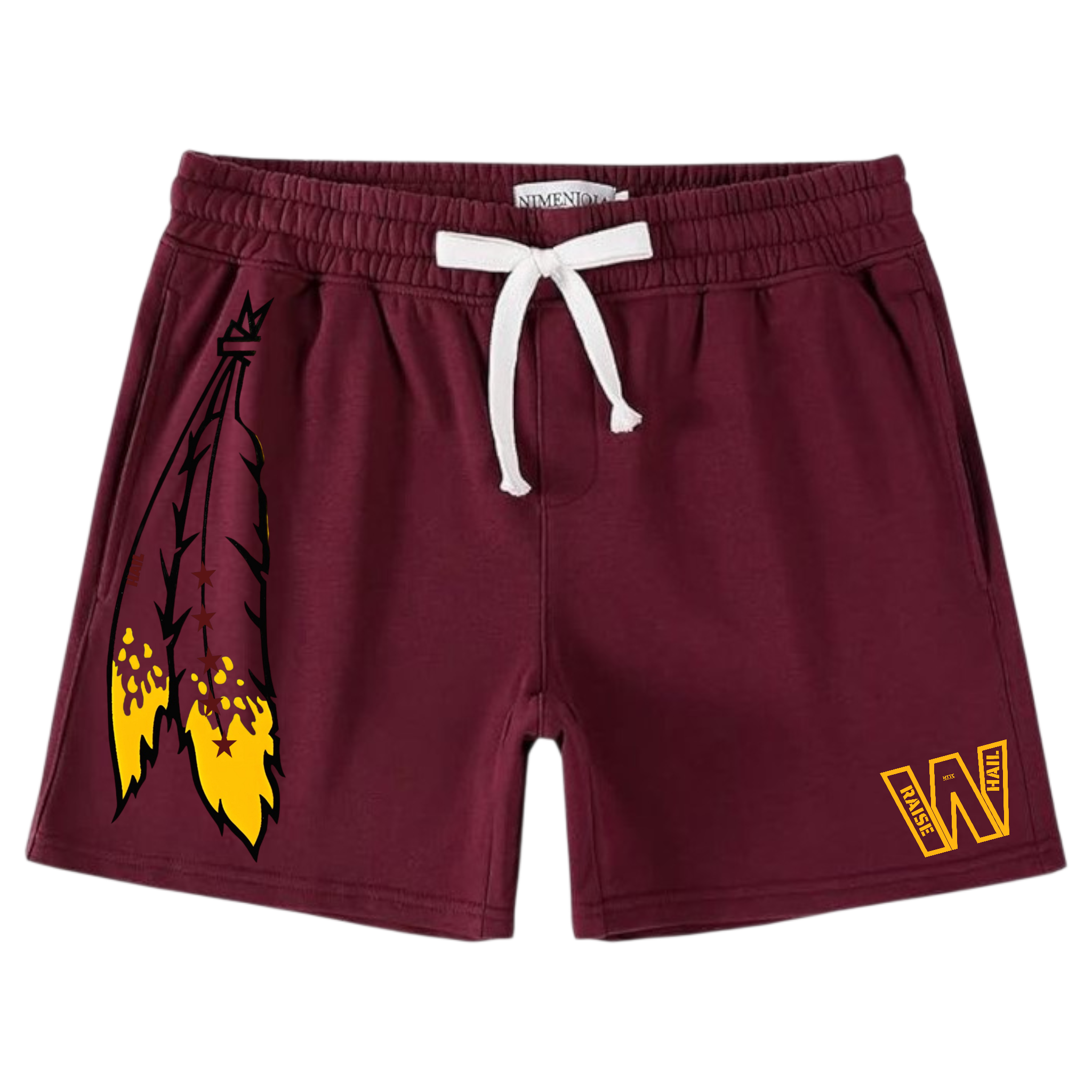 Feather Mens 5.5" Athletic Gym Shorts