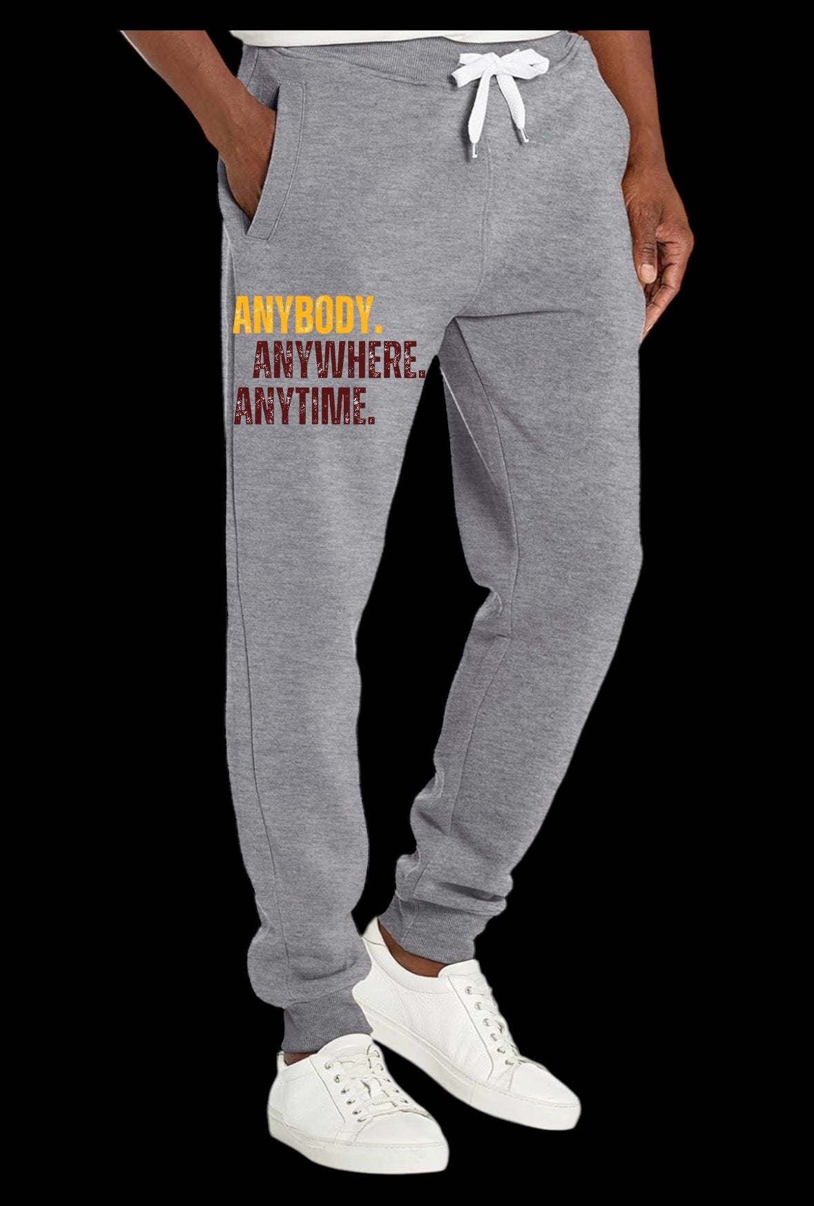 Anybody.Anywhere. Men's Fleece Jogger Sweatpants