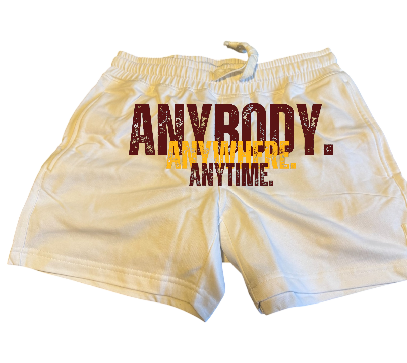 Anybody.Anywhere.Anytime. Mens 5.5" Athletic Gym Shorts