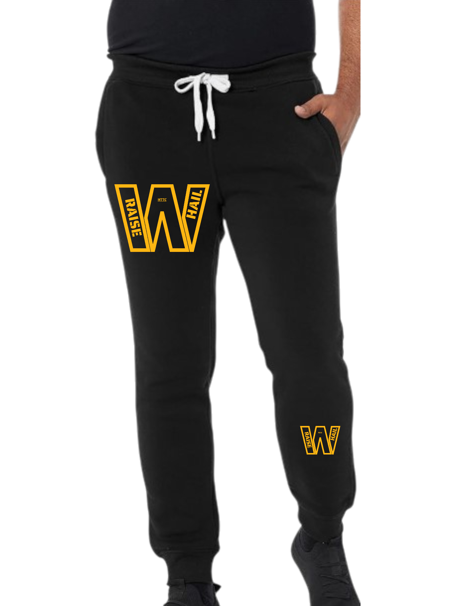 W Grey Men's Fleece Jogger Sweatpants